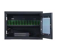 Mobile Charging and Storage Cart with Lockable Door for Classroom, Library, or Office Use