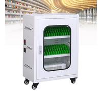 Mobile Charging Cabinet with USB Charging Station, 12-60 Ports Fast Charging Solution for Office, School, and Home Use
