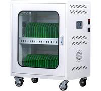 Mobile Charging Cart - 30-Bay Storage Solution for Chromebooks, Laptops, and Kindles - Ideal for Classroom and Office Use