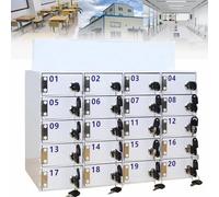 Mobile Charging Station & Secure Phone Locker Wall-Mounted Cell Phone Storage Cabinet with Locks Ideal for Events 20-60 Compartments for Safe Device Charging & Storage