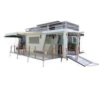Mobile Coffee and Bakery Trailer Package Featuring Espresso Machine Display Cases and Generator Suitable for Beverage Sales Pastry Shops Mobile Cafés Outdoor Events and Startup Food Businesses