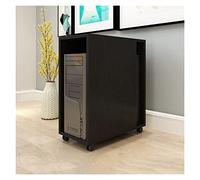 Mobile Computer Stand with Wheels Rolling CPU Tower Cart Adjustable PC Holder for Home Office Printer Stand Space-Saving Computer Host Stand Under Desk