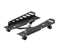 Mobile CPU PC Holder Stand Floor Trolley Cart Lockable Wheels Adjustable Sturdy