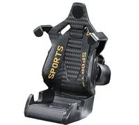 Mobile Cradle Device - Automobile Vent Clamp, Racing Bucket Swivel Mount, Seatbelt Inspired Locking Structure Stability System | Rotation Dashboard Attachment Solution, Driving Accessory for Commuting