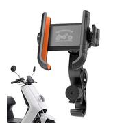 Mobile Cradle, Sturdy Cellphone Grip, Shockproof Bicycle Stand, Smooth Rotation Pivot, Protective Cycling Equipment, Road Gear, Red Aluminum Frame Large