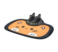 Mobile Dashboard Holder: Cute Car Phone Holder, Flexible Dashboard Pad | Anti-Slip Cell Phone Holder, Extreme Parking Number Sign