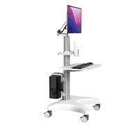 Mobile Dental Scanner Stand with Adjustable Trolley and Wheels for Clinic and Laboratory Use