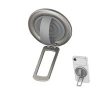 Mobile Device Support - Magnetic Grip Handset Stability for Desk Work Study Viewing | Aluminum Alloy with Silicone Base, Usage for Home Office Bedroom Travel Train Bed