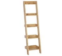 Beliani 5 Tier Shelving Unit MOBILE DUO 169 cm Light Brown, Brown