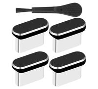 Mobile Dust Plug - PP 1 x 0.5 cm | Charging Port Cover | 5-in-1 Anti Dust Protector | Compact Plug to Protect Phones and Electronic Devices