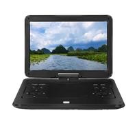 Mobile DVD HD Portable CD Player Video Player Large Screen Rotatable Portable Easy To Use(Black)