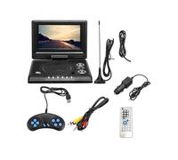 Mobile DVD Player, 7.8 Inch 16:9 Widescreen 270° Rotatable LCD Screen Home Car TV DVD Player Portable VCD MP3 Viewer With Game Function high resolution