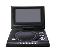 Mobile DVD Player, 7.8 Inch Draagbare HD TV Thuis Auto Dvd-speler VCD CD MP3 USB Kaarten Portatil Kabel Game 16:9 Draaien Lcd-scherm high resolution