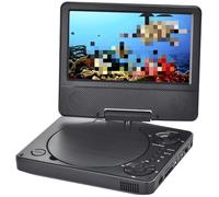 Mobile DVD Player, 9.5 Inch Mini Portable Car Bluetooth HD 1080P Mobile Video Machine DVD TF Card USB Drive Player MP3 MP4 E-book Music Movies high resolution