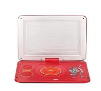 Mobile DVD Player, Portable DVD Video Player For The Elderly A EVD Disc high resolution(Red)