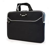 Mobile Edge Black SlipSuit, Cushioned EVA Laptop Sleeve w/Handle, 15.6 Inch to 16 Inch Screens, Large Zippered Exterior Pocket, Water-Resistant, MESS1-16