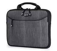 Mobile Edge Carbon SlipSuit, Cushioned EVA Laptop Sleeve w/Handle, 15.6 Inch to 16 Inch Screens, Large Zippered Exterior Pocket, Water-Resistant, MESS16-16