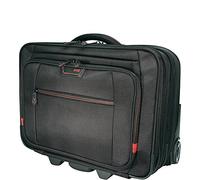 Mobile Edge Professional Rolling Laptop Case, 17.3 Inch, Adjustable Laptop Section, Five-Stage Telescoping Handle, Black, for Men, Women, Business, Travel, Students, MEPRC1