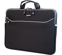 Mobile Edge SlipSuit, Cushioned EVA Laptop Sleeve w/Handle, 17.3 Inch Screens, Large Zippered Exterior Pocket, Water-Resistant, Black MESS1-173