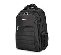Mobile Edge SmartPack Laptop Backpack for Men and Women, Compatible with Mac 16-17 Inch Laptops, Travel Computer Bag, Super Lightweight, Water-Resistant Exterior, Black