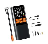 Mobile Electric Inflator Fan Highlighting Fast Recharge Capability Transportable Form Factor Excellent for Road Excursio Cease