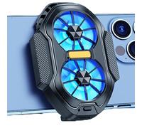 Mobile Fan - Cellphone Radiator, Cooling Attachment | Rechargeable Turbine Blower, Portable Heat Disperser for Streaming, Content Creation with Quiet Design for Live and Long Use, 2.44 x 3.40in [ ]