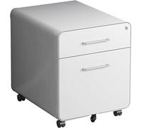 Mobile File Cabinet on Wheels Fully Assembled Under Desk Drawer with Compact 18.9" x 19.7" x 15.7" Storage Solution for Office nization