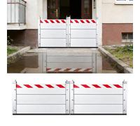 Mobile Flood Protection Barrier Door 260x60cm, Flood defence barriers, Heavy Duty Flooding Control Baffle, Suitable for garage, basement, front door, driveway