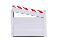 Mobile Flood Protection Barrier Door Aluminum Alloy 55 65 75 85 95 105 115 125 135 145cm Long Flood Defence Barrier Flood Protection Water Deflector(75 * 80cm)