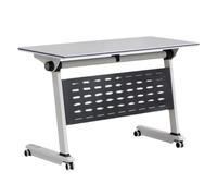 Mobile Folding Conference Table SetModern Portable Meeting Tables with Silent Wheels Versatile for 212 People Ideal for Office and Event Spaces.