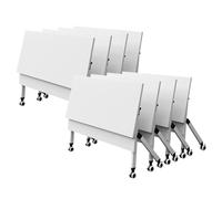 Mobile Folding Conference TableModern Rectangular Design with WheelsIdeal for Office Training Rooms and Collaborative SpacesVersatile Meeting Solution