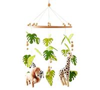 Mobile for Bassinet | Animal Sensory Development Toy,Hangable Crib Toy | for Boys Home Apartment Bedroom Living Room Playroom Daycare Bedtime Travel Stroller