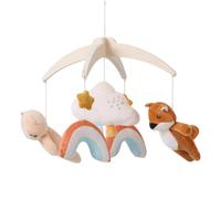 Mobile for Bassinet, Plush Animal Shape, Pram Trailer | Baby bed mobile decoration suitable for bedroom, living room, playroom, nursery, home, apartment, bedtime and on the go