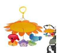 Mobile for Children | Plush Sensory Development Toy - Car Hangable Crib Mobile Bell,for Bassinet Bedroom Road Trip Living Room Wall Boys Girls Preschoolers