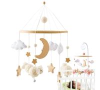 Mobile for Crib Portable Calming Interactive Neutral Zero to Three Months