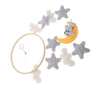 Mobile for Crib Theme Felt Hanging Mobile for Nursery Decorative and Functional Bedroom Decor Promotes Sensory Development and Enriches Room Aesthetic