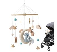 Mobile for Crib | Toddler Soothing Bed Bell - Educational Sensory Development Toy for Kids Baby Stroller Playpen Nursery Room Childcare Provider New Parents