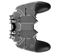 Mobile Game Controller Gaming Key Phone Controller Ergonomic Mobile Gamepad Six Finger Operate Easy Carry for Game