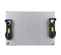 Mobile Game Controller, Tablet PC Continuous Shooting Gamepad Full Protection Four Fingers Operation Game Equipment Gaming Joysticks for PUBG(Yellow)