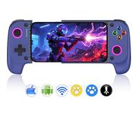 Mobile Gaming Controller for iPhone/Android,Wireless Phone Controller Support Phone Case, Hall Effect Game Controller with RGB for Xbox Game, for PlayStation,Cloud Gaming,Call of Duty,Not for Nintendo