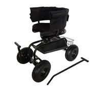 Relaxdays Mobile garden seat with storage