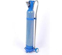 Mobile Gas Cylinder Fixed Rack, Rolling Oxygen Tank Cart for Transportation, for Gas Cylinder