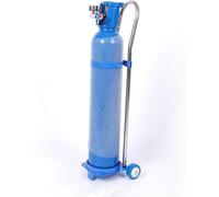 Mobile Gas Cylinder Fixed Rack, Rolling Oxygen Tank Cart for Transportation,(H80cm(31 1/2"))