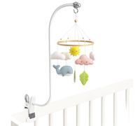 Mobile holder, mobile holder, changing table and baby bed, practical holder for mobile baby bed and changing table accessories, easy installation and stable holder