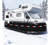 Mobile Home Skirting for Winter, RV Skirt for Travel Trailers, Camper Snow Barriers for 5th Wheels, 360-Degree Thermal Protection for Outdoor Use