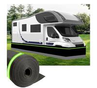 Mobile Home Skirting No Drilling, Stainless Steel Bottom, Insulated Wind and Snow Proof, Easy Installation, 31.5in High for Camper 36m/118ft