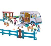 Mobile Horse Riding School Horsebox Playset Toy - 71493 - Playmobil