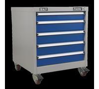 Sealey Mobile Industrial Cabinet 5 Drawer