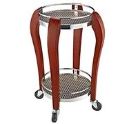 Mobile Kitchen Trolley Cart - Rolling Serving Island with Wheels for Wine Tea Snacks - Versatile Bar & Delivery Cart for Home Restaurant & Hotel Use