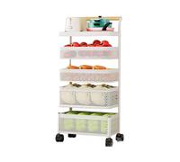 Mobile Kitchen Trolley on Wheels High Capacity Storage for Kitchen & Living Room Thick Breathable Design Perfect for Easy nization & Space Saving Solutions